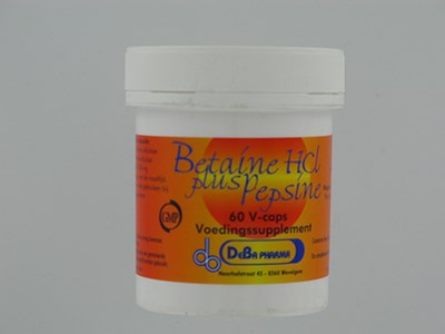 BETAINE HCL + PESINE     V-CAPS  60           DEBA