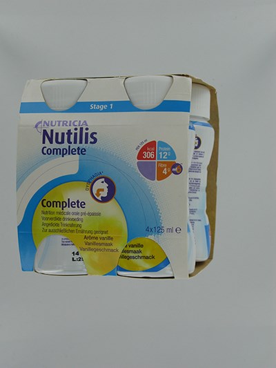 NUTILIS COMPLETE STAGE 1VANILLE FL 4X125ML NUTILIS COMPLETE STAGE 1VANILLE FL 4X125ML