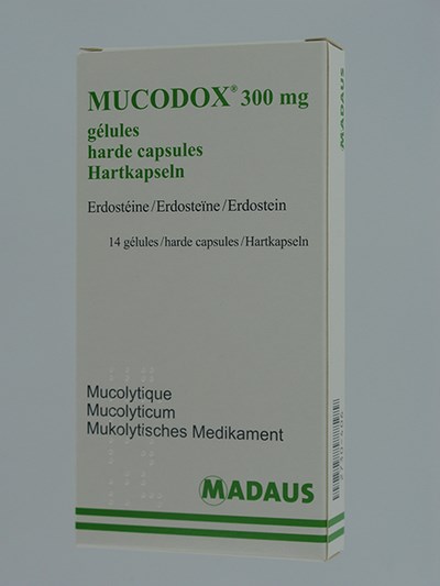 MUCODOX 300 MG CAPS 14