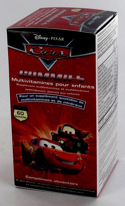 DISNEY MULTIVITAMINES ENF CARS GUM. 60 DISNEY MULTIVITAMINES ENF CARS GUM. 60
