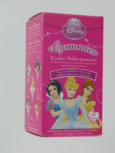 DISNEY MULTIVITAMINES ENF PRINCESS         GUM. 60