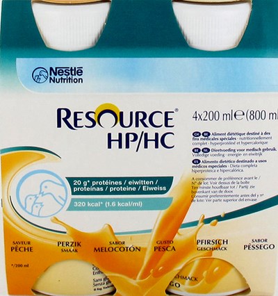 RESOURCE HP HC PECHE BOUTEILLE 4X200ML RESOURCE HP HC PECHE BOUTEILLE 4X200ML