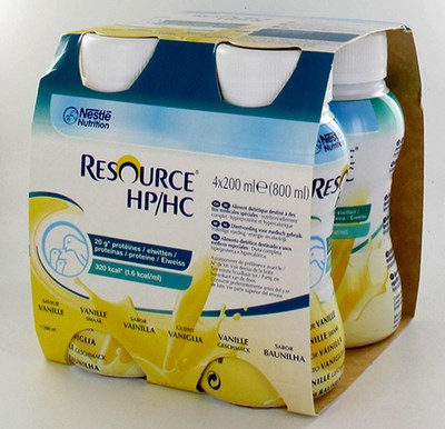 RESOURCE HP HC VANILLE  BOUTEILLE 4X200ML