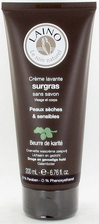 LAINO CREME LAVANTE SURGR.BEURRE KARITE TUBE 200ML