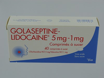 GOLASEPTINE LIDOCAINE COMP A SUCER 40 GOLASEPTINE LIDOCAINE COMP A SUCER 40