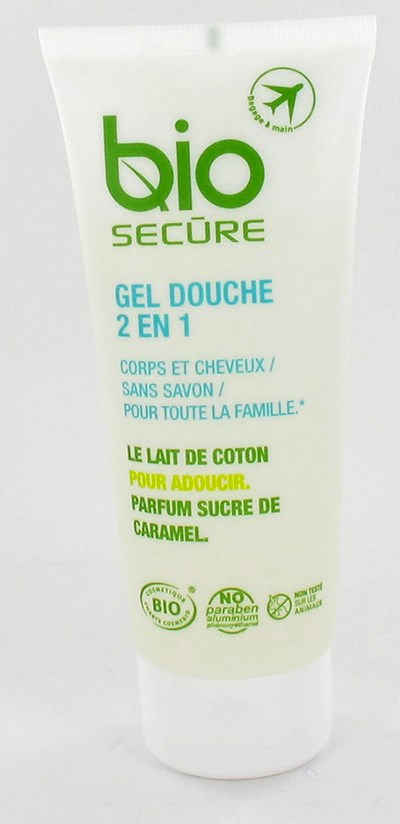 BIO SECURE DOUCHE GEL 2IN1 TUBE 100ML