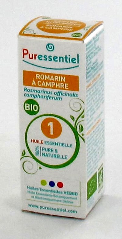 PURESSENTIEL HE ROMARIN CAMPH.BIO EXP.HLE ESS 10ML PURESSENTIEL HE ROMARIN CAMPH.BIO EXP.HLE ESS 10ML