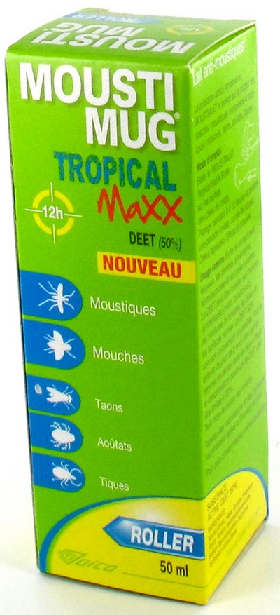 MOUSTIMUG TROPICAL MAXX 50% DEET ROL.50ML