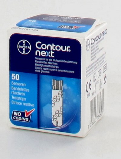 ASCENCIA CONTOUR NEXT TESTSTRIPS 50