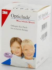 OPTICLUDE 3M OOGKOMPRES STAND   82MMX57MM  50 1539