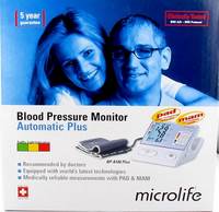 MICROLIFE BPA100 PLUS BLOEDDRUKMETER ARM MAM/PAD
